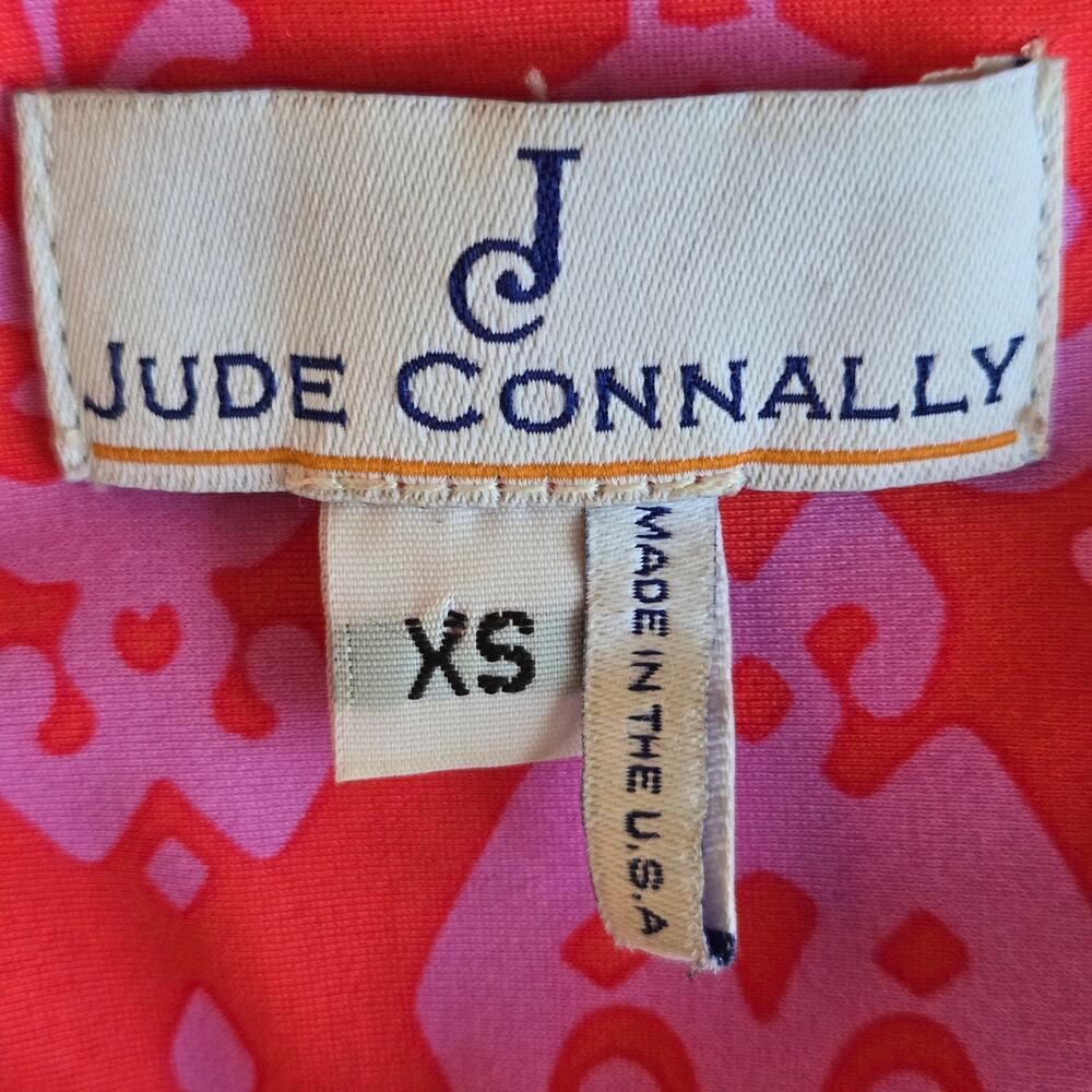 Jude Connally Womens Maxi Dress. Orange Base With Pink Medallion Design. Size XS - Picture 7 of 8